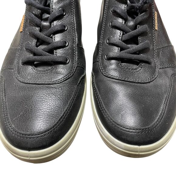 ECCO Black 46 (12) Extra Wide Mens Loafer Lace Up (slight wear see pictures)‎ main image 5